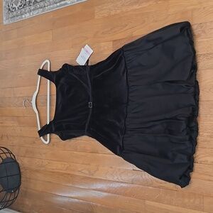 MAISON TARA BRAND WOMEN'S SHORT SLEEVELESS BLACK SHORT PARTY DRESS SIZE 10